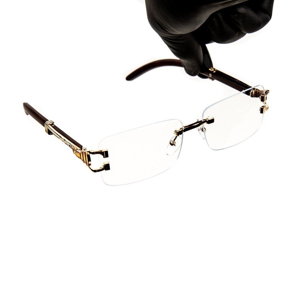 Black Classic Curved Brim Sunglasses